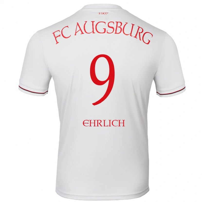 Danxen Niño Camiseta Lucas Ehrlich #9 Blanco 1ª Equipación 2024/25 La Camisa