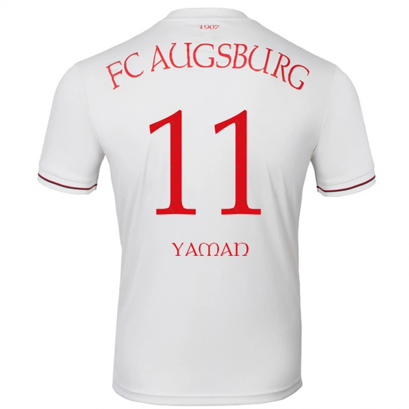 Danxen Niño Camiseta Kerim Yaman #11 Blanco 1ª Equipación 2024/25 La Camisa