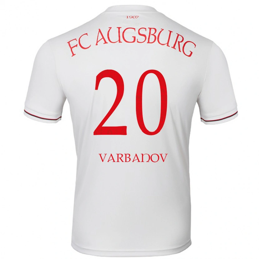 Danxen Niño Camiseta Svetoslav Varbanov #20 Blanco 1ª Equipación 2024/25 La Camisa