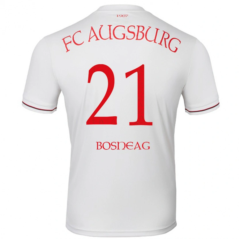 Danxen Niño Camiseta Ioan Boșneag #21 Blanco 1ª Equipación 2024/25 La Camisa