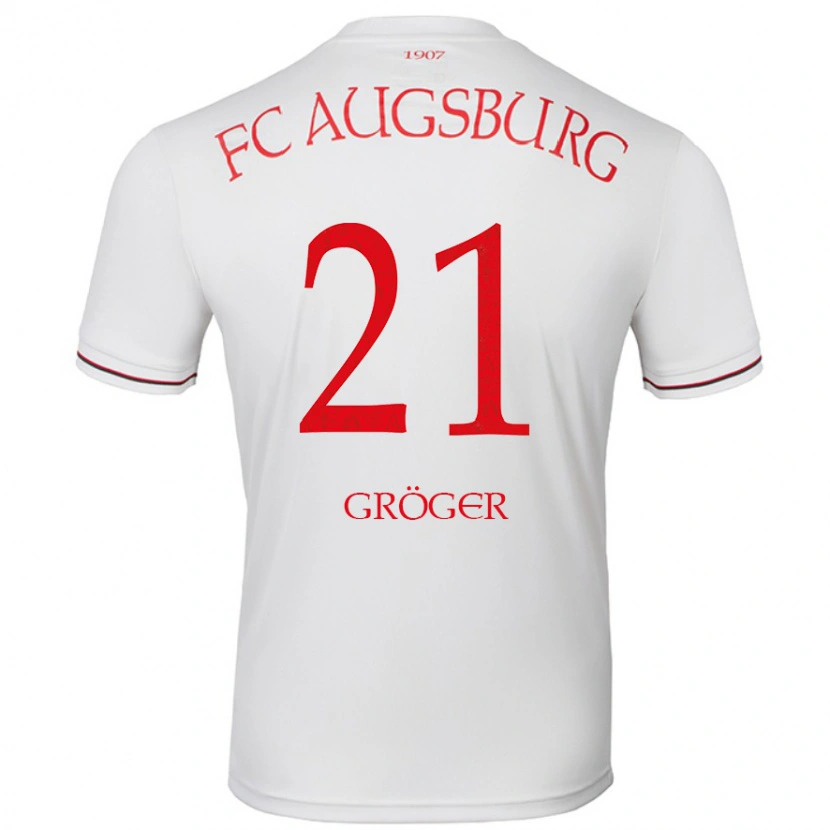 Danxen Niño Camiseta Elias Gröger #21 Blanco 1ª Equipación 2024/25 La Camisa