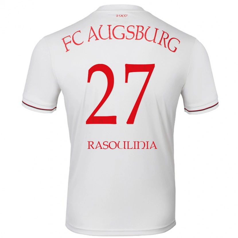 Danxen Niño Camiseta Nick Rasoulinia #27 Blanco 1ª Equipación 2024/25 La Camisa