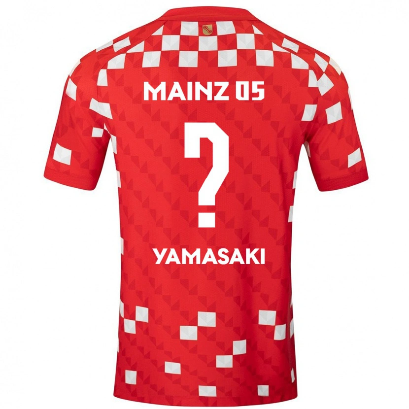 Danxen Niño Camiseta Taiyu Yamasaki #0 Blanco Rojo 1ª Equipación 2024/25 La Camisa