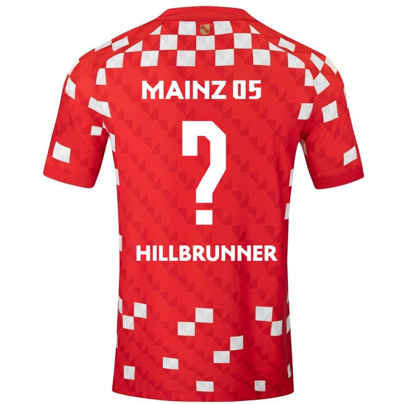 Danxen Niño Camiseta Fynn Hillbrunner #0 Blanco Rojo 1ª Equipación 2024/25 La Camisa