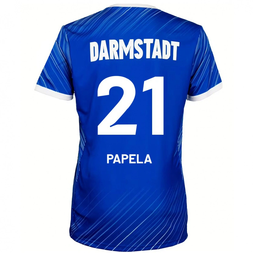 Danxen Niño Camiseta Merveille Papela #21 Azul Blanco 1ª Equipación 2024/25 La Camisa