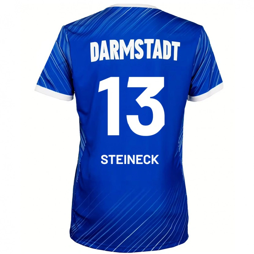 Danxen Niño Camiseta Tom Steineck #13 Azul Blanco 1ª Equipación 2024/25 La Camisa