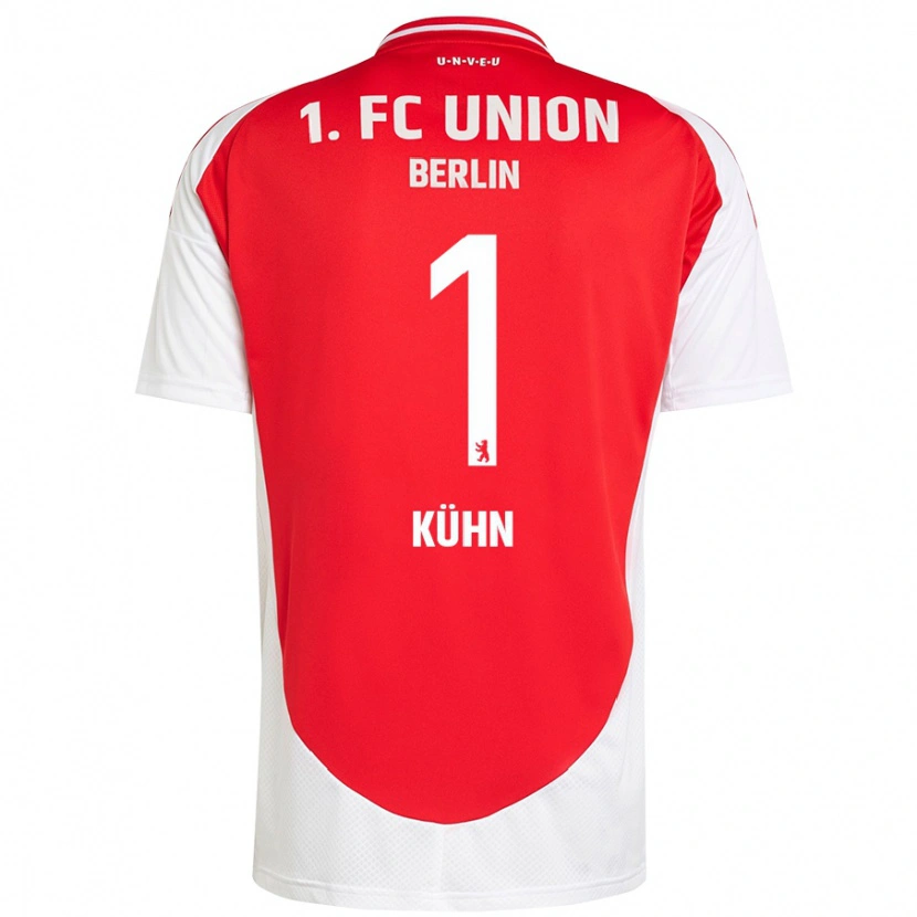 Danxen Niño Camiseta Samuel Kühn #1 Rojo Blanco 1ª Equipación 2024/25 La Camisa