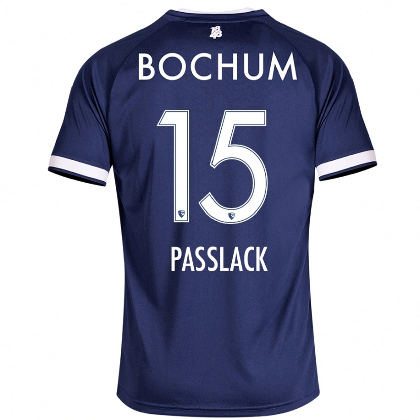 Danxen Niño Camiseta Felix Passlack #15 Azul Oscuro 1ª Equipación 2024/25 La Camisa