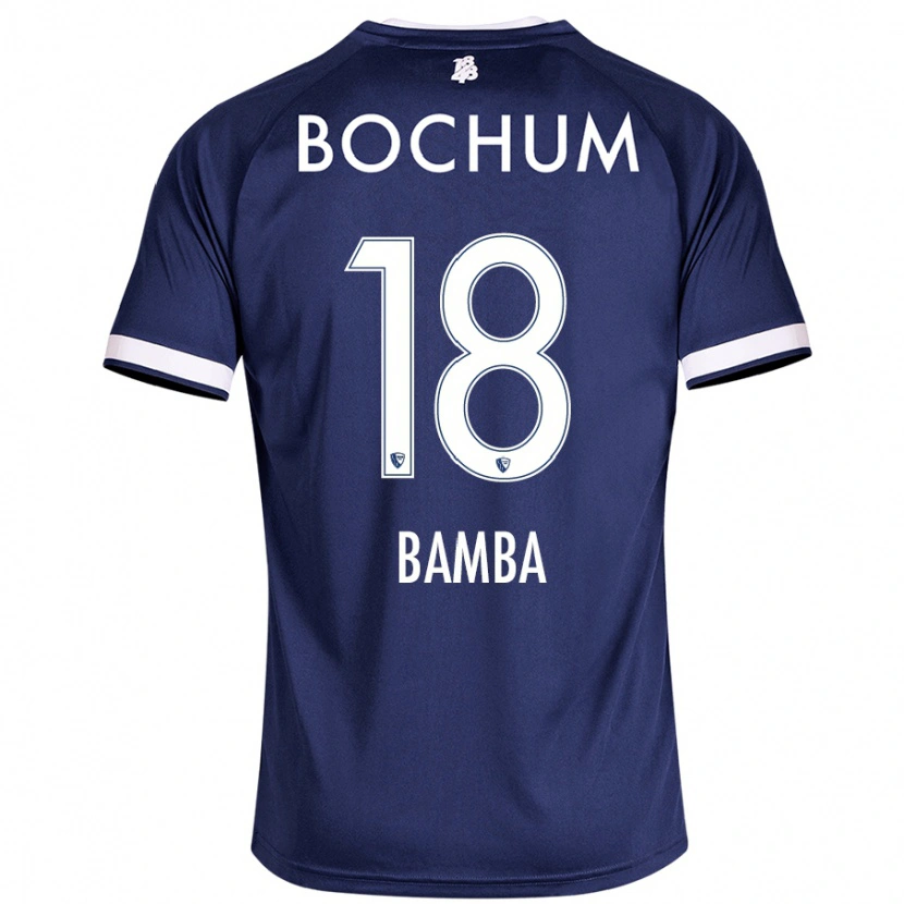 Danxen Niño Camiseta Samuel Bamba #18 Azul Oscuro 1ª Equipación 2024/25 La Camisa