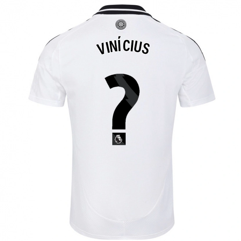 Danxen Niño Camiseta Carlos Vinícius #0 Blanco 1ª Equipación 2024/25 La Camisa