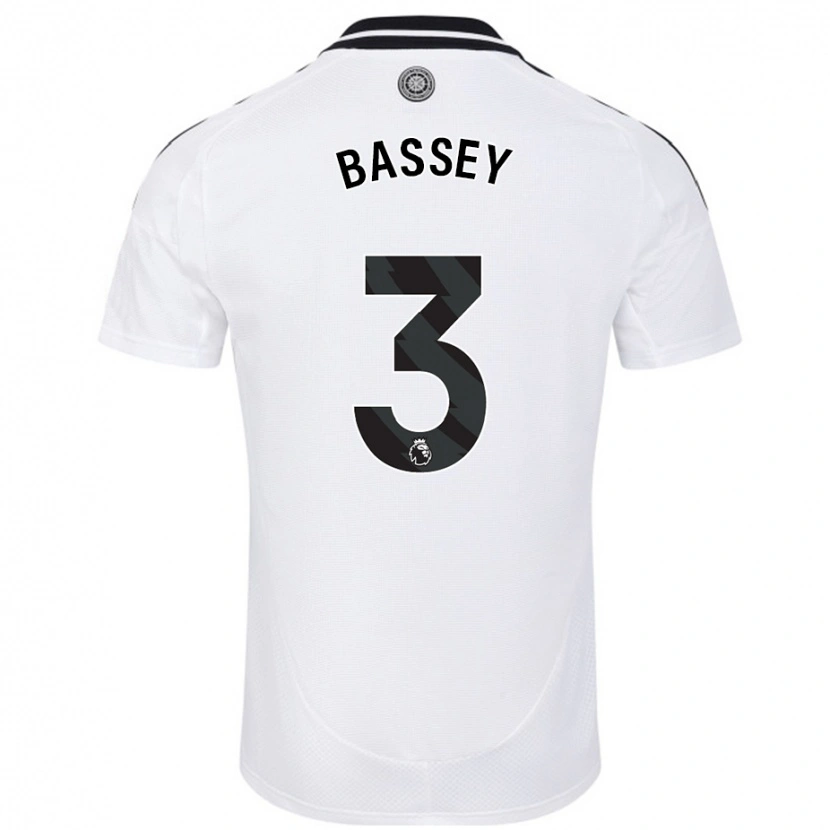 Danxen Niño Camiseta Calvin Bassey #3 Blanco 1ª Equipación 2024/25 La Camisa