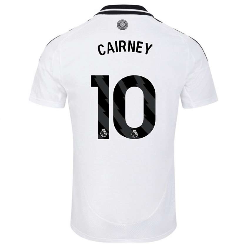 Danxen Niño Camiseta Tom Cairney #10 Blanco 1ª Equipación 2024/25 La Camisa