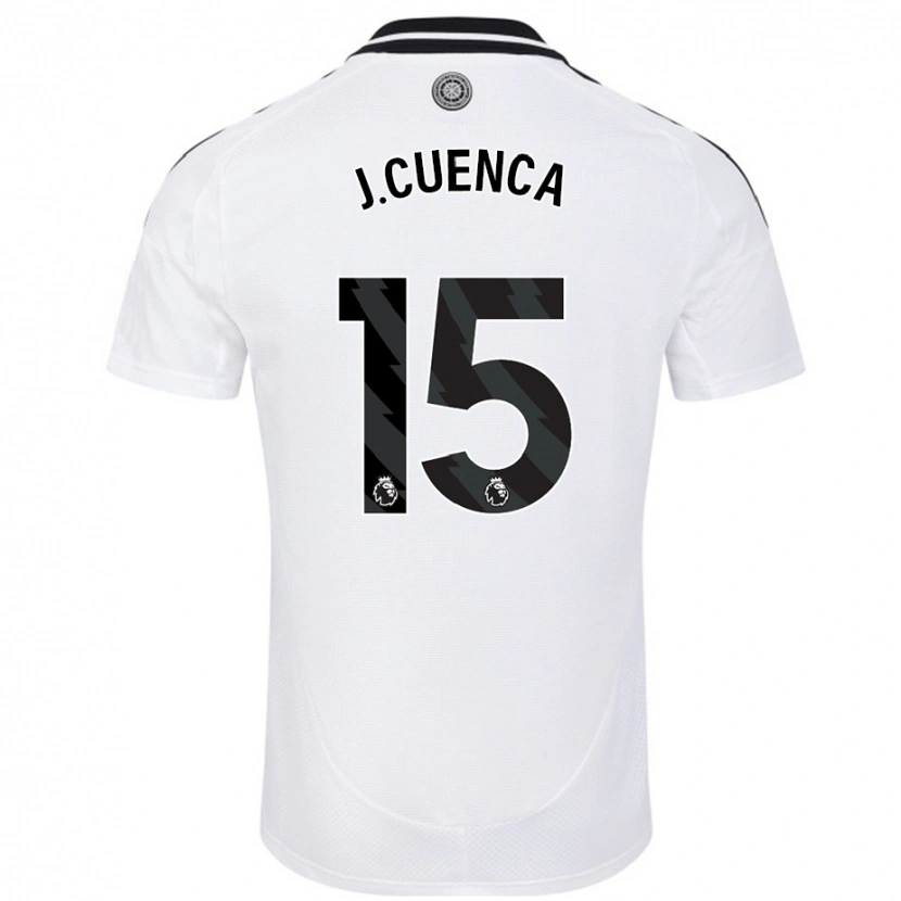 Danxen Niño Camiseta Jorge Cuenca #15 Blanco 1ª Equipación 2024/25 La Camisa