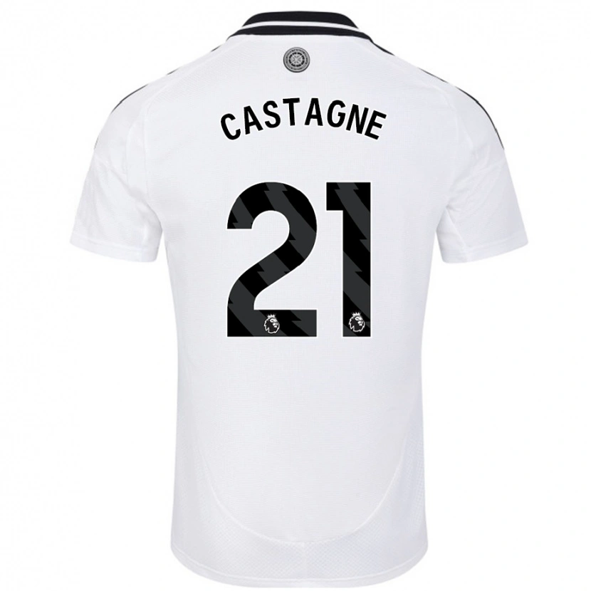 Danxen Niño Camiseta Timothy Castagne #21 Blanco 1ª Equipación 2024/25 La Camisa