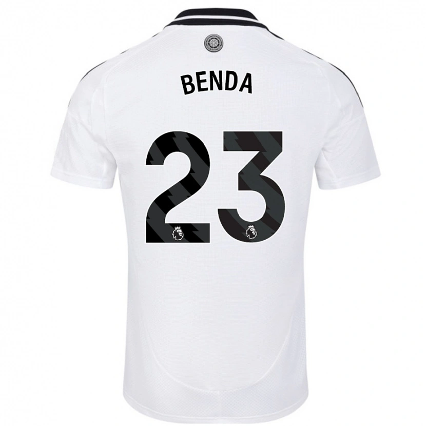 Danxen Niño Camiseta Steven Benda #23 Blanco 1ª Equipación 2024/25 La Camisa