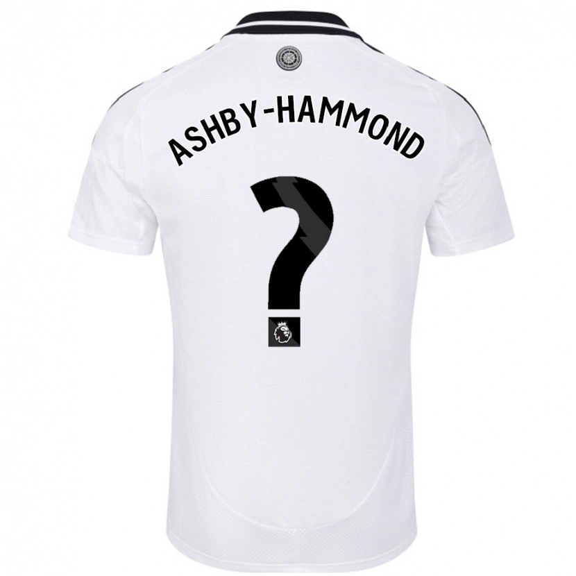 Danxen Niño Camiseta Luca Ashby-Hammond #0 Blanco 1ª Equipación 2024/25 La Camisa