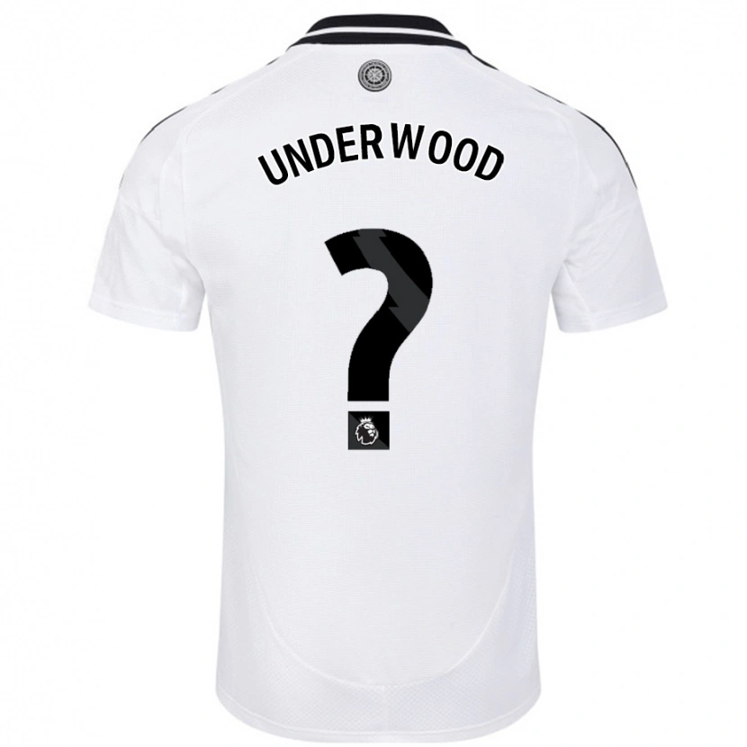 Danxen Niño Camiseta Marco Underwood #0 Blanco 1ª Equipación 2024/25 La Camisa