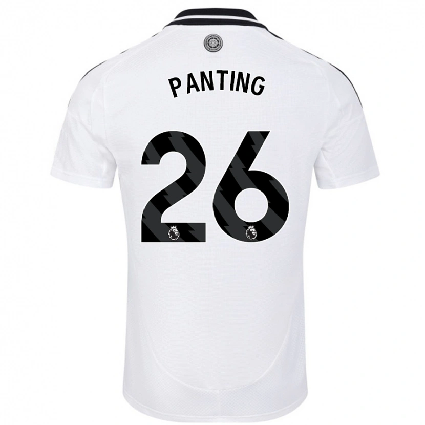 Danxen Niño Camiseta Rachel Panting #26 Blanco 1ª Equipación 2024/25 La Camisa