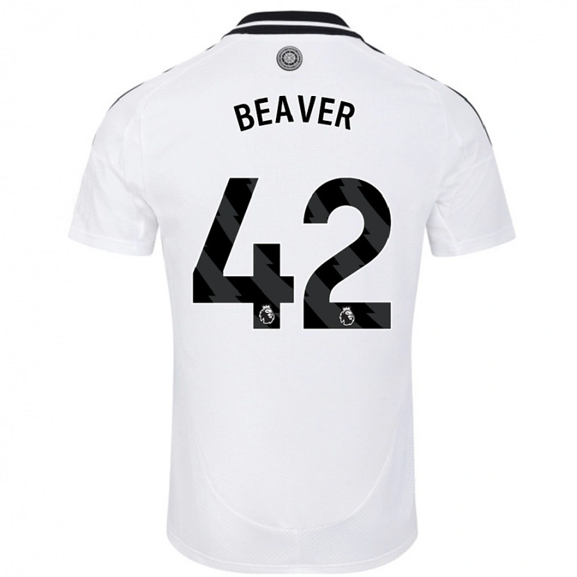 Danxen Niño Camiseta Cat Beaver #42 Blanco 1ª Equipación 2024/25 La Camisa