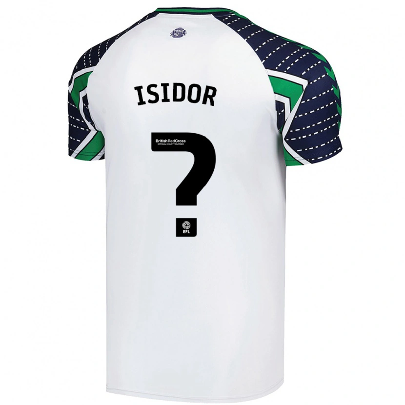 Danxen Niño Camiseta Wilson Isidor #0 Blanco 2ª Equipación 2024/25 La Camisa