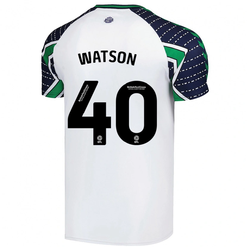 Danxen Niño Camiseta Tom Watson #40 Blanco 2ª Equipación 2024/25 La Camisa