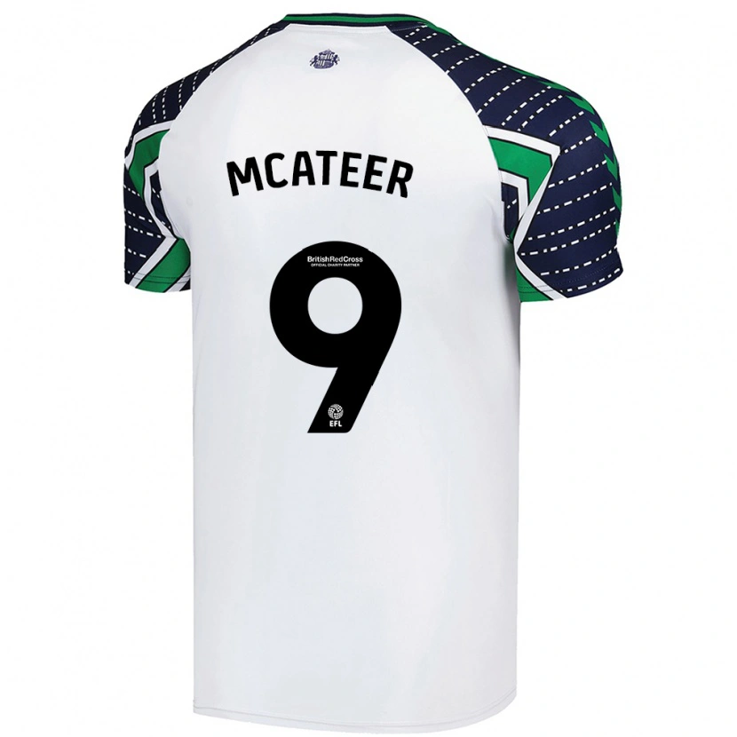 Danxen Niño Camiseta Mary Mcateer #9 Blanco 2ª Equipación 2024/25 La Camisa