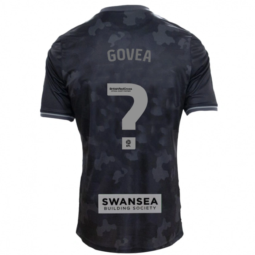 Danxen Niño Camiseta Aimar Govea #0 Negro 2ª Equipación 2024/25 La Camisa