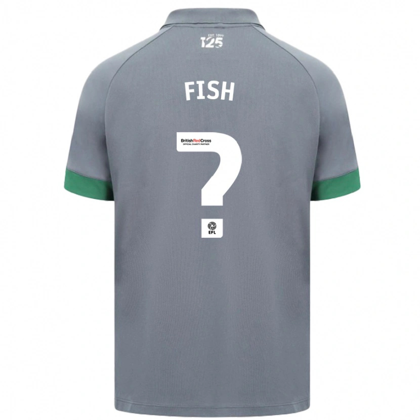 Danxen Niño Camiseta Will Fish #0 Gris Oscuro 2ª Equipación 2024/25 La Camisa