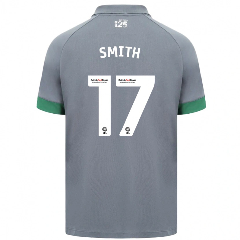 Danxen Niño Camiseta Hollie Smith #17 Gris Oscuro 2ª Equipación 2024/25 La Camisa