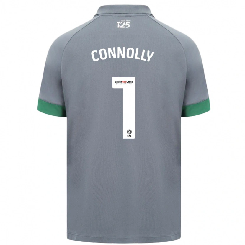 Danxen Niño Camiseta Daisy Connolly #1 Gris Oscuro 2ª Equipación 2024/25 La Camisa