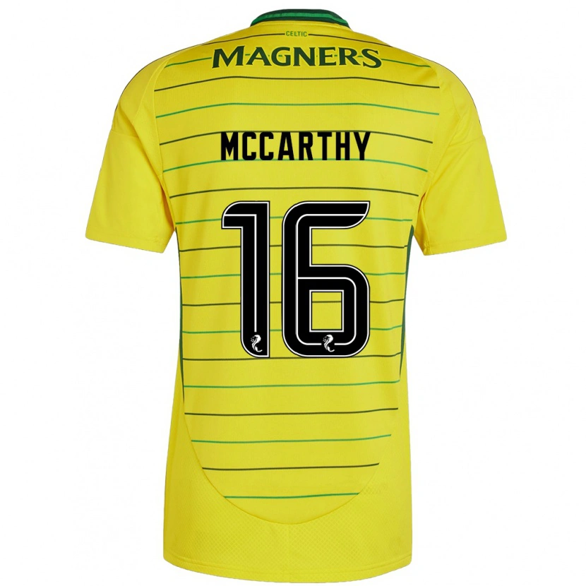 Danxen Niño Camiseta James Mccarthy #16 Amarillo 2ª Equipación 2024/25 La Camisa