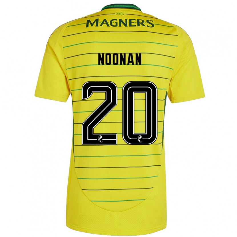 Danxen Niño Camiseta Saoirse Noonan #20 Amarillo 2ª Equipación 2024/25 La Camisa