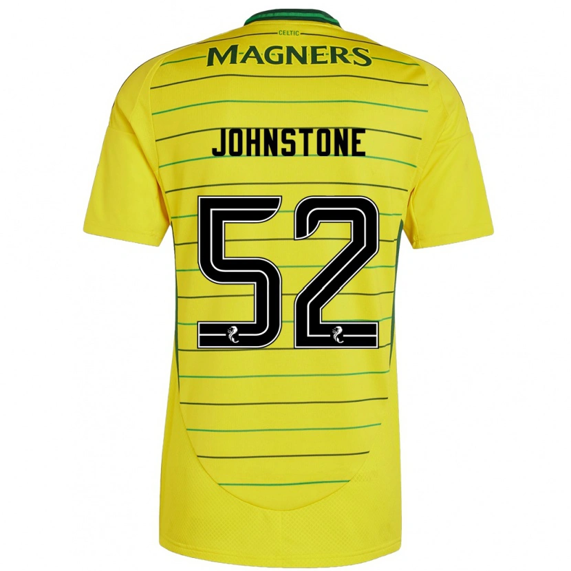 Danxen Niño Camiseta Rachael Johnstone #52 Amarillo 2ª Equipación 2024/25 La Camisa