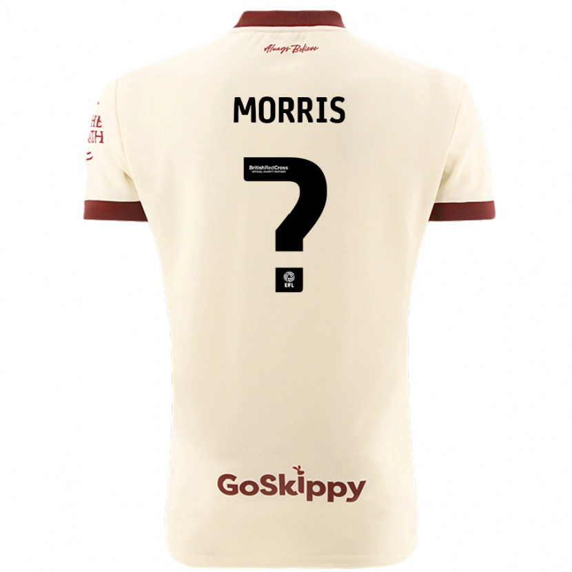 Danxen Niño Camiseta Matt Morris #0 Crema Blanco 2ª Equipación 2024/25 La Camisa