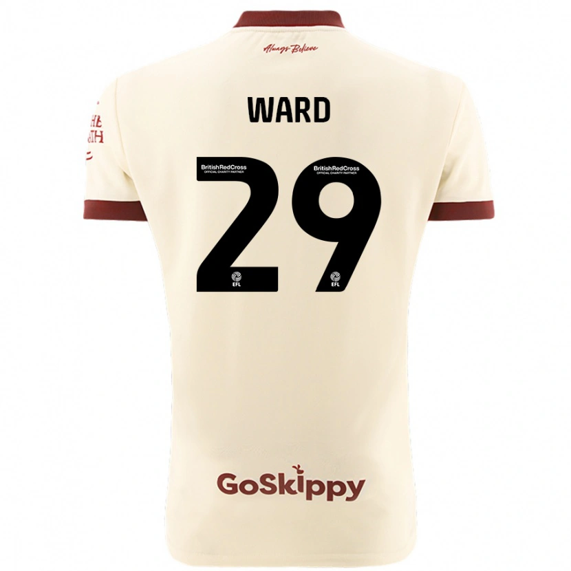 Danxen Niño Camiseta Mari Ward #29 Crema Blanco 2ª Equipación 2024/25 La Camisa