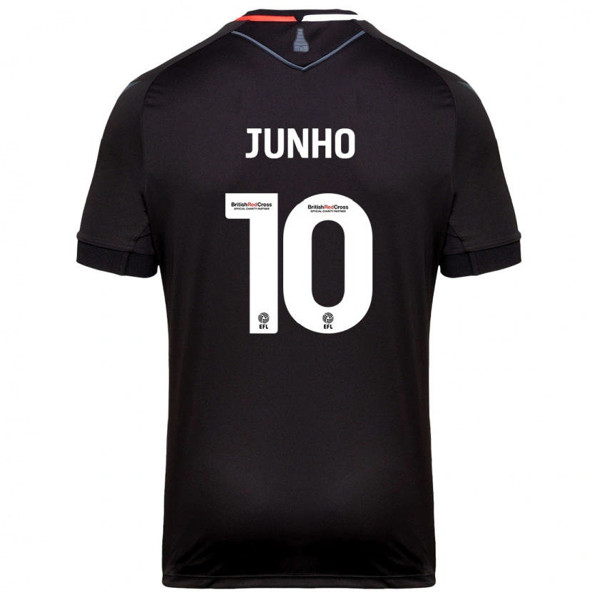 Danxen Niño Camiseta Jun-Ho Bae #10 Negro 2ª Equipación 2024/25 La Camisa