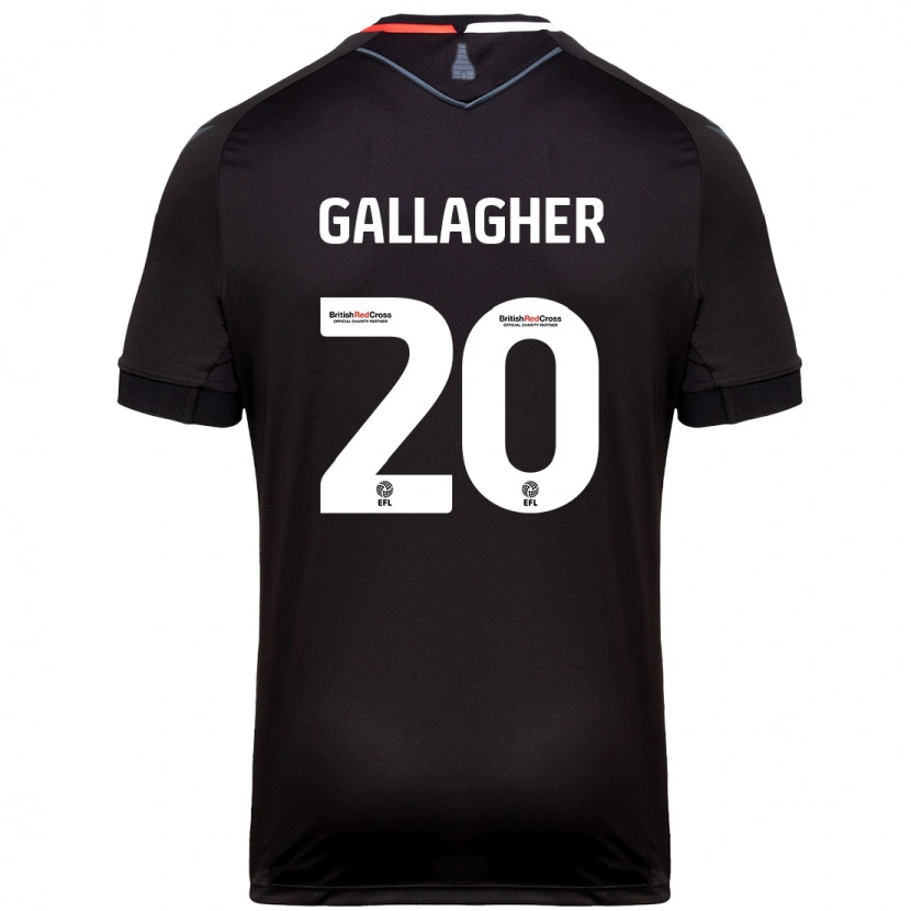 Danxen Niño Camiseta Sam Gallagher #20 Negro 2ª Equipación 2024/25 La Camisa