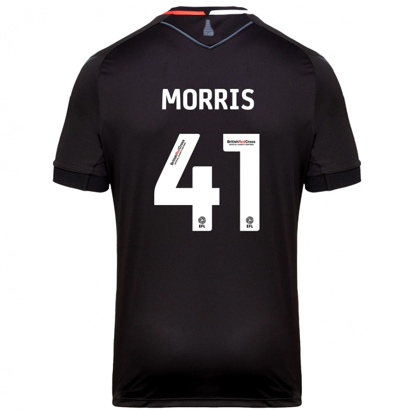 Danxen Niño Camiseta Scott Morris #41 Negro 2ª Equipación 2024/25 La Camisa