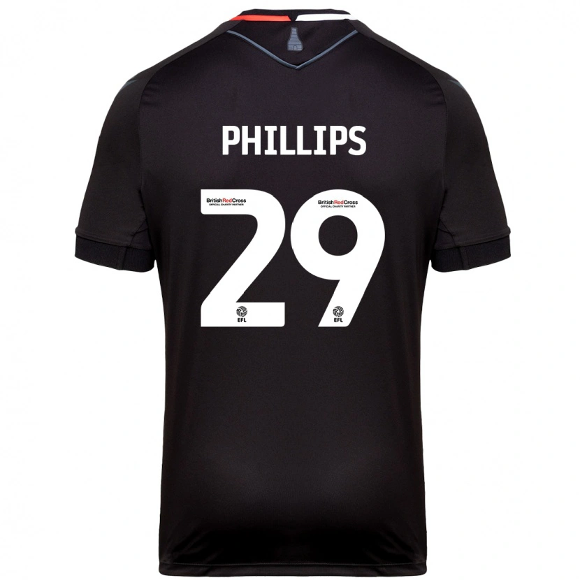 Danxen Niño Camiseta D'margio Wright-Phillips #29 Negro 2ª Equipación 2024/25 La Camisa