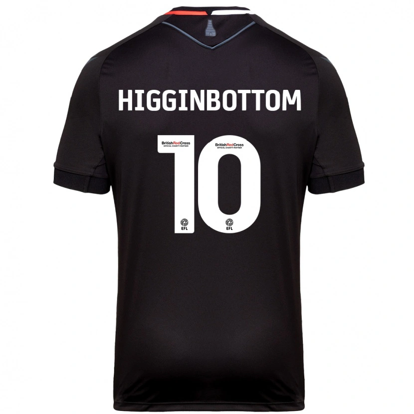 Danxen Niño Camiseta Alice Higginbottom #10 Negro 2ª Equipación 2024/25 La Camisa