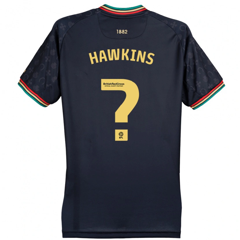 Danxen Niño Camiseta Henry Hawkins #0 Azul Marino Oscuro 2ª Equipación 2024/25 La Camisa