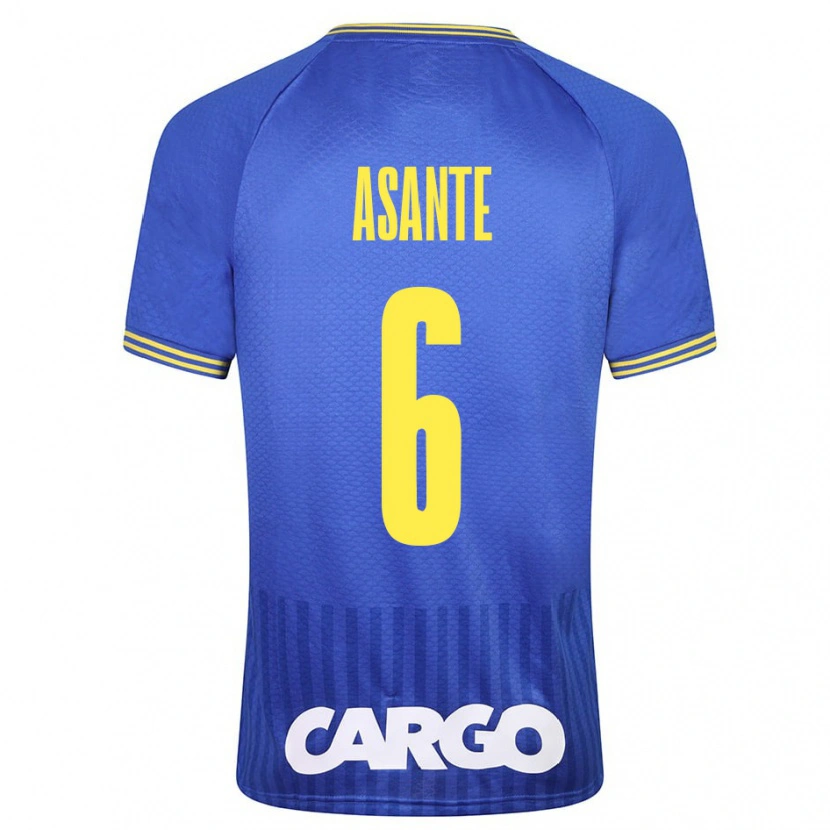 Danxen Niño Camiseta Tyrese Asante #6 Blanco 2ª Equipación 2024/25 La Camisa