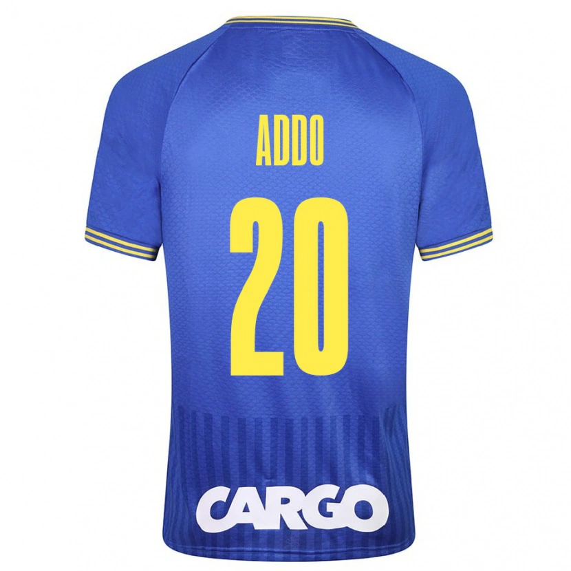 Danxen Niño Camiseta Henry Addo #20 Blanco 2ª Equipación 2024/25 La Camisa