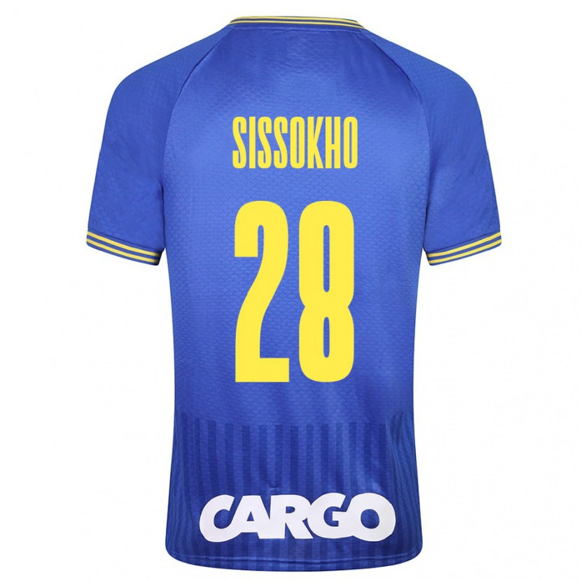 Danxen Niño Camiseta Issouf Sissokho #28 Blanco 2ª Equipación 2024/25 La Camisa