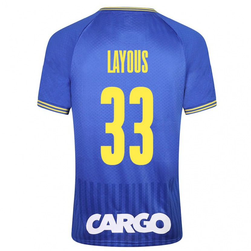 Danxen Niño Camiseta Hisham Layous #33 Blanco 2ª Equipación 2024/25 La Camisa