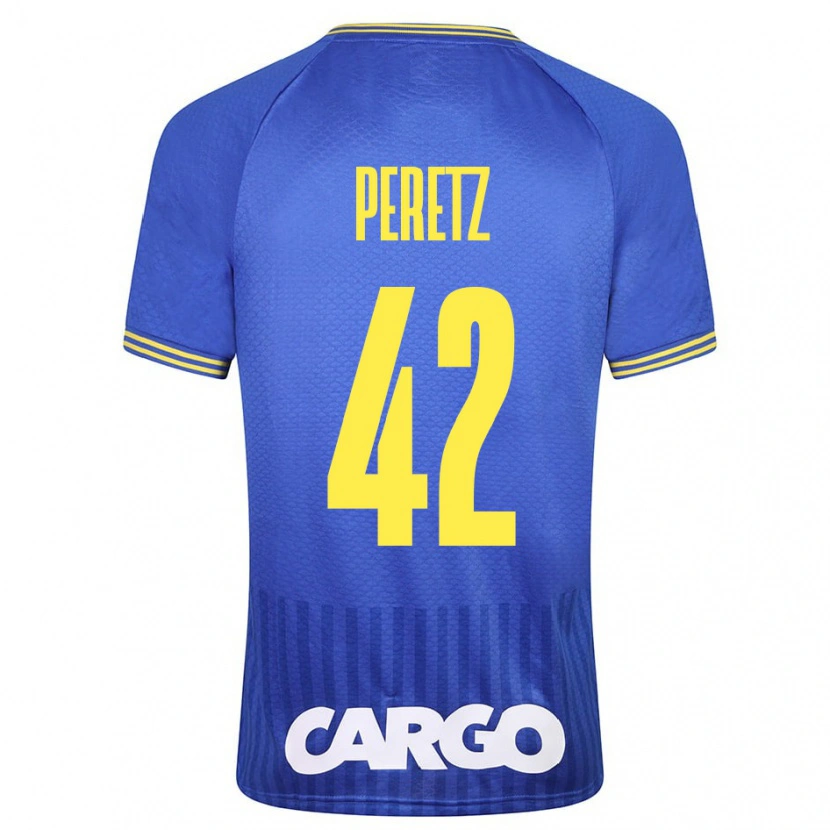 Danxen Niño Camiseta Dor Peretz #42 Blanco 2ª Equipación 2024/25 La Camisa