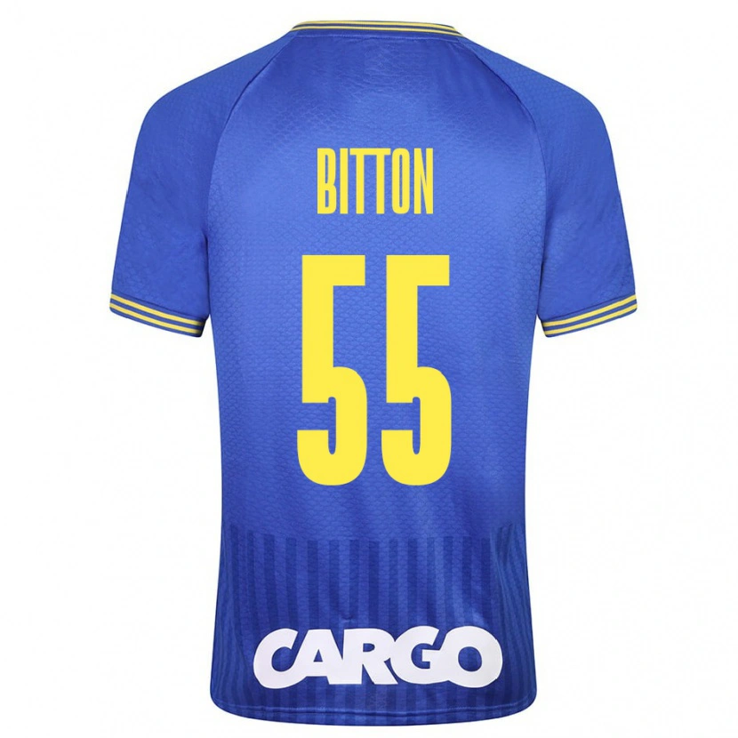 Danxen Niño Camiseta Nir Bitton #55 Blanco 2ª Equipación 2024/25 La Camisa