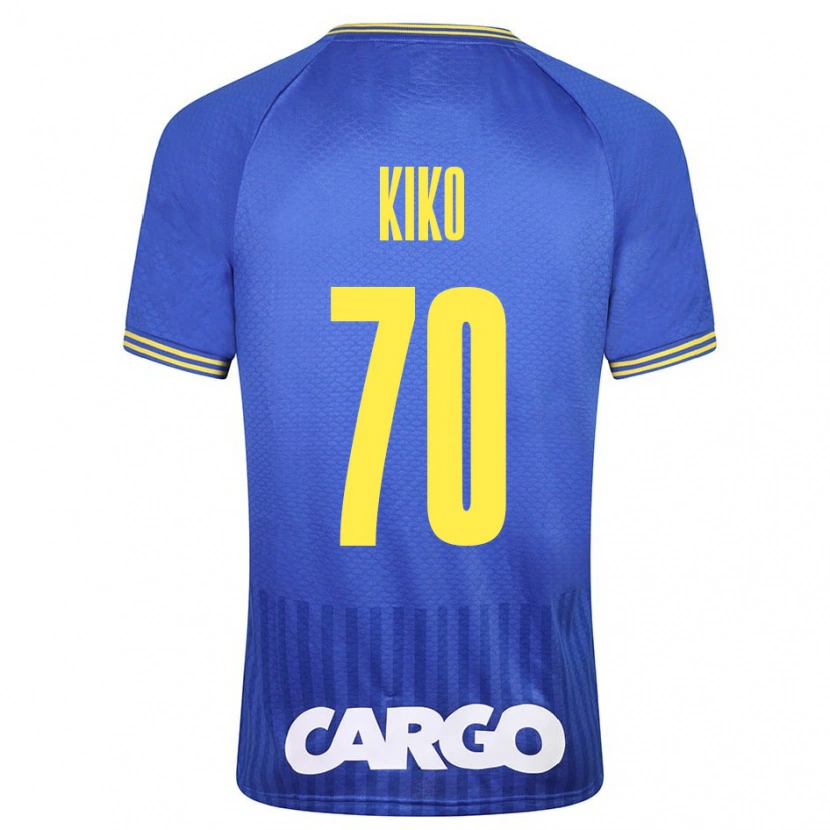 Danxen Niño Camiseta Kiko Bondoso #70 Blanco 2ª Equipación 2024/25 La Camisa