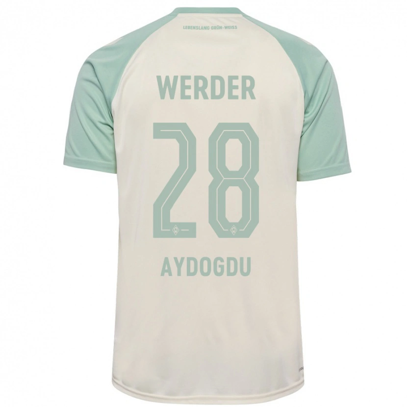 Danxen Niño Camiseta Onur Aydogdu #28 Blanquecino Verde Claro 2ª Equipación 2024/25 La Camisa