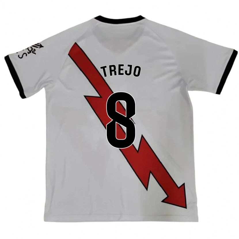 Danxen Niño Camiseta Óscar Trejo #8 Rojo 2ª Equipación 2024/25 La Camisa